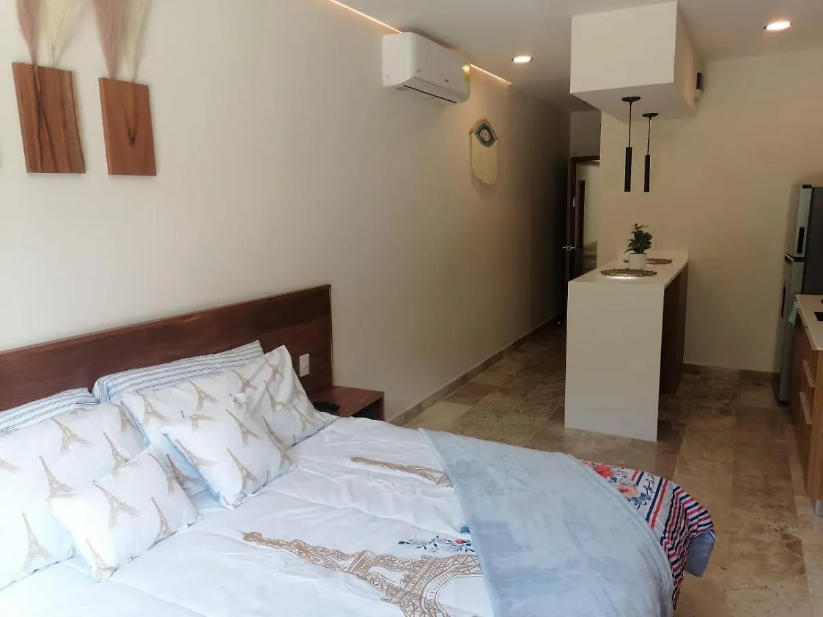 Apartman Aldea Zama Tulum Modern Studio With Infinity Pool Mexikó